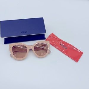 Fendi 52mm Cat Eye Sunglasses
